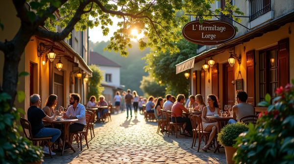 Où savourer une ambiance conviviale à L'Hermitage-Lorge ?